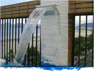 Cascata de piscina em São Paulo